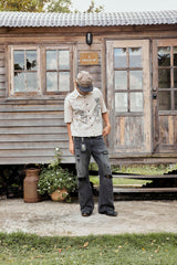 Vixen Boxy Shirt Beige