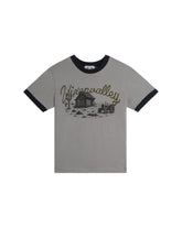 Vixen Ringer Tee Vintage Gray