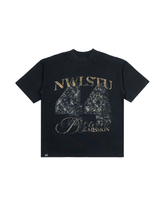 DM10 Forty4 Camo Boxy T-Shirt Dark Fade