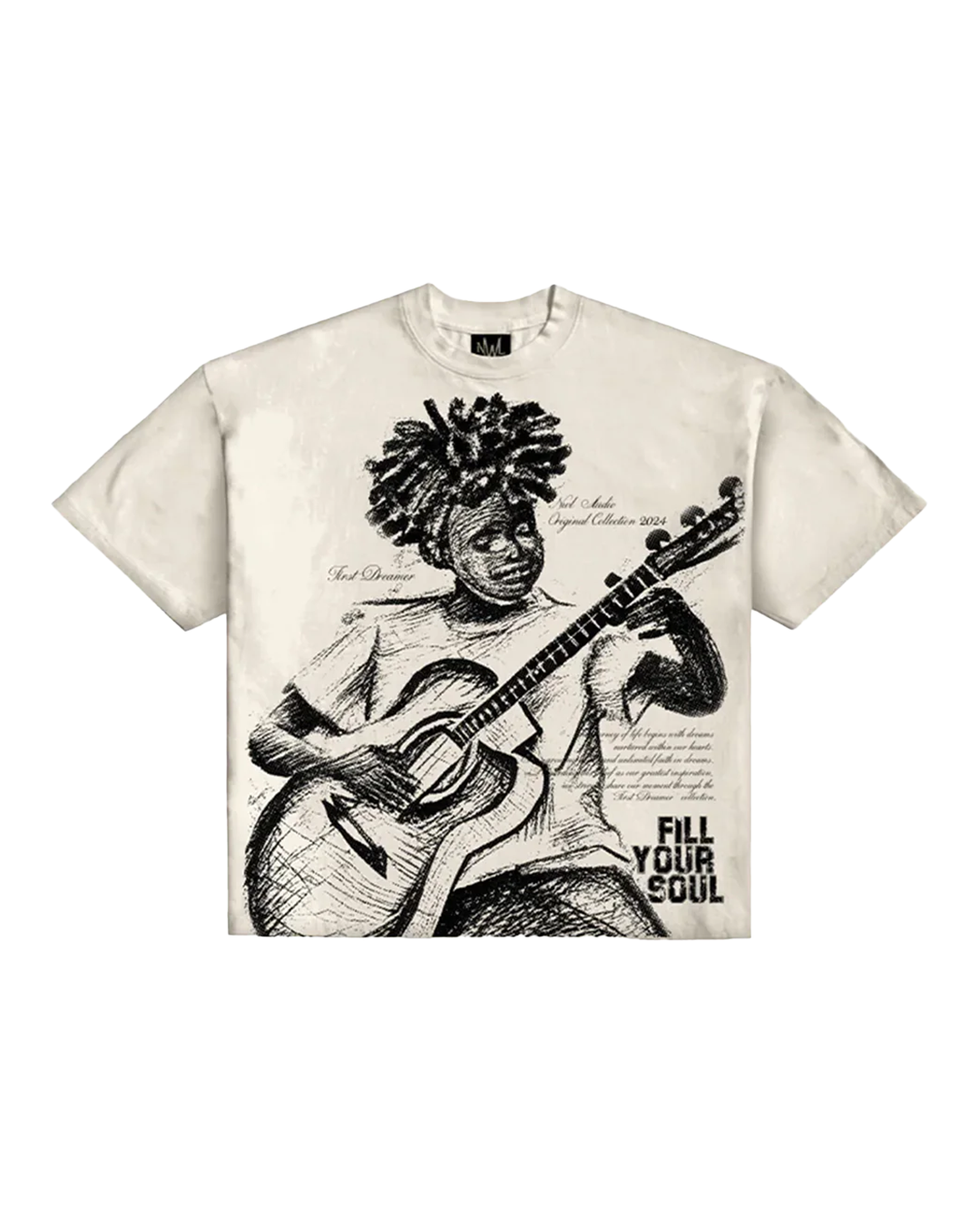 NWL24 OG First Dreamer 07 Boxy T-Shirt cream