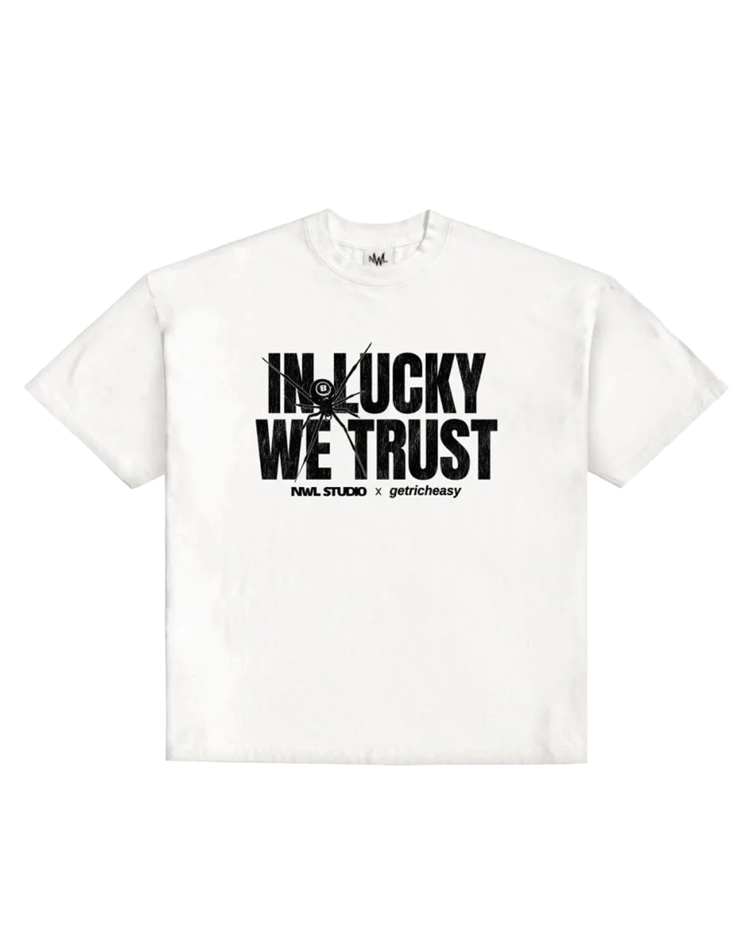 NWL24 NWLxGETRICHEASY 04 Boxy T-Shirt White