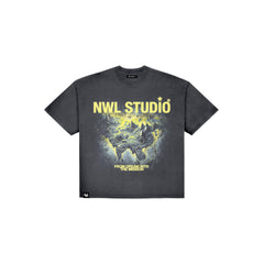 DM11 Map Boxy T-Shirt Mid Fade