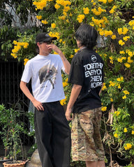 DT01 ARMY BOXY T-SHIRT WHITE