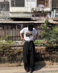DT01 ARMY BOXY T-SHIRT WHITE