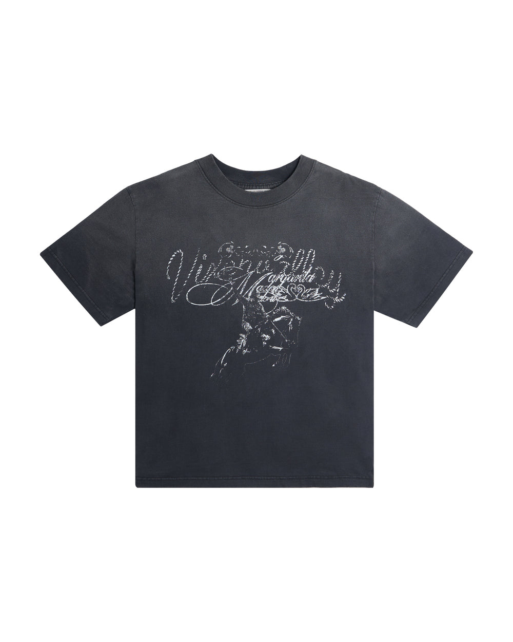 Vixen Boxy Tee Sunfaded BlackFade (Ships on Oct 19)