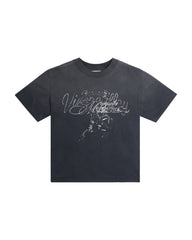 Vixen Boxy Tee Sunfaded BlackFade (Ships on Oct 19)