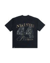DM10 Forty4 Camo Boxy T-Shirt Dark Fade
